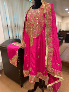 Pink tilla Puresilk 3 piece set