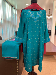 Pure crepe kurta set mtks775