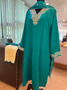 Pure Chinnon tilla kurta set mtks770