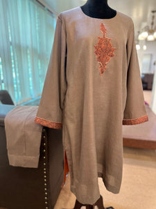 Purepashmin blend kurta set pwb317