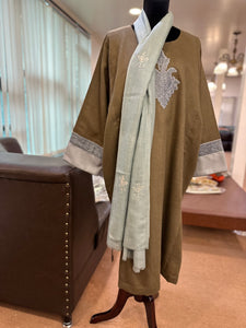 Purepashmina blend pheran pwb386